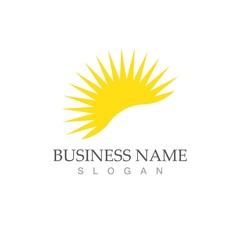 Obraz premium Sun Vector illustration Icon