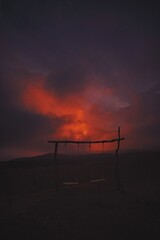 Fototapeta premium sunset in the desert
