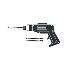 illustration of electric drill