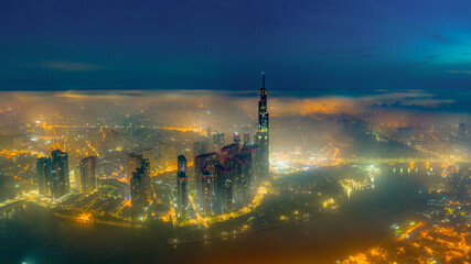 view of the city