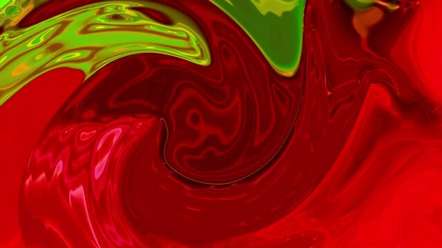 abstract colorful glossy wavy motion background. dark gradient liquid background animation.