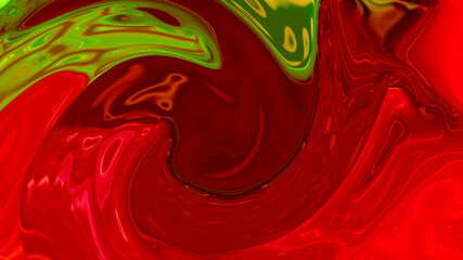 abstract colorful glossy wavy  background. dark gradient liquid background.