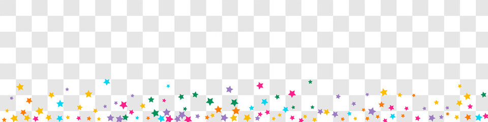 Rainbow Festive Vector Panoramic Transparent