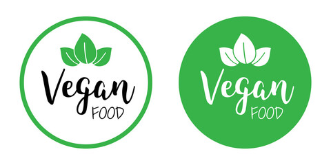 vegan food sticker