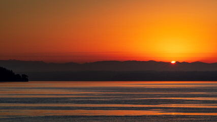 sunrise over the sound 