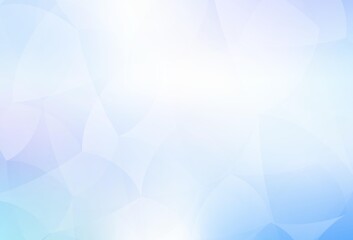Obraz premium Light Pink, Blue vector background with triangles.