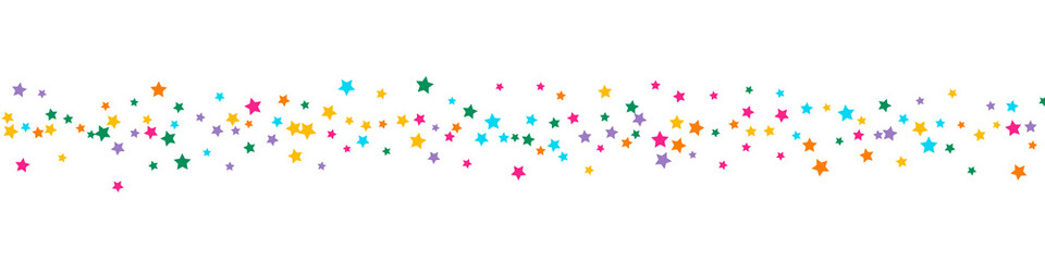 Multicolored Abstract Vector Panoramic White