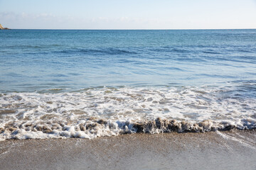 waves on the beach, beautiful seascape