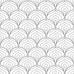 Vector geometric seamless pattern. Modern geometric backgroundwith figured tiles.