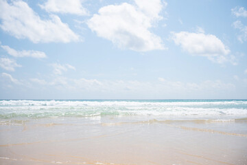 beach and blue sky