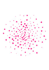 Naklejka premium Red Confetti Vector White Backgound. Birthday