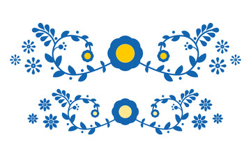 Fototapeta premium Aztec floral pattern design for background, wallpaper, art, vector, illustration, fashion, clothing, wrapping paper, fabric