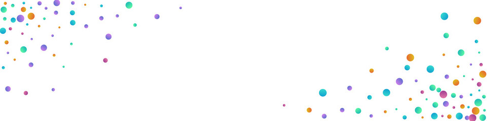 Color Shine Fun Vector Panoramic Background.