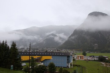 time lapse of clouds in the mountains