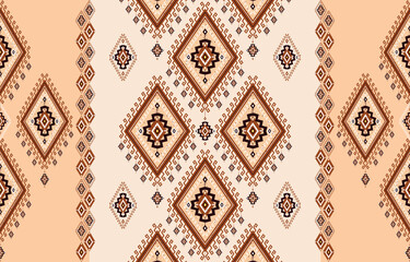 ribal vector ornament. Seamless African pattern. Ethnic carpet with chevrons. 
Aztec style. Geometric mosaic on the tile, majolica. Ancient interior. 
Modern rug. Geo print on textile. Kente Cloth.

