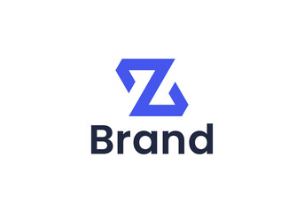 Letter Z outline Modern Logo Template Vector.
