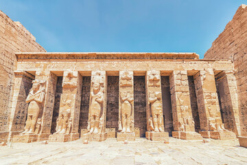Fototapeta premium The Temple of Ramesses III in Luxor, Egypt