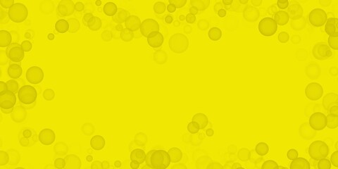 Colorful Yellow Bokeh. Abstract Background 