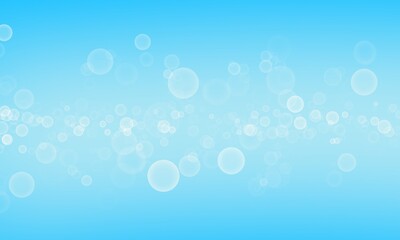 Colorful blue Bokeh. Abstract Background 