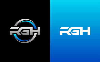 RGH Letter Initial Logo Design Template Vector Illustration