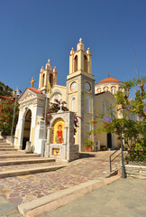 Greek orthodox church in Siana, Rhodes Island, Greece