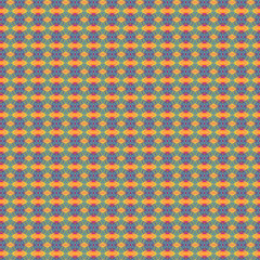 Green pink brown design seamless pattern with red and white stripes