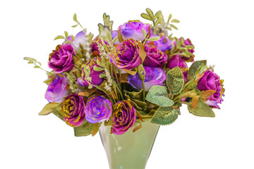 Flower Pot On White Background