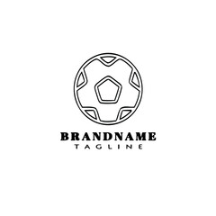 ball cartoon logo icon design vector creative