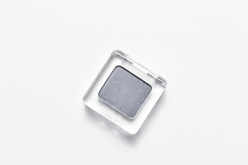 matte metallic creamy eye shadow isolated on white background luxury cosmetic concept for advertising