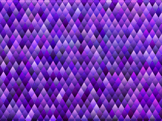 Fototapeta premium abstract vector stained-glass rhombus mosaic background - purple and violet