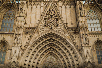 cathedral entrance arch detail