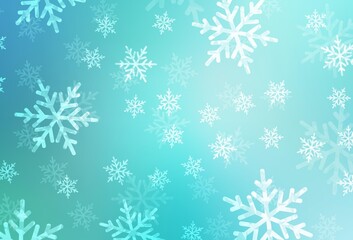 Light Green vector texture in birthday style.