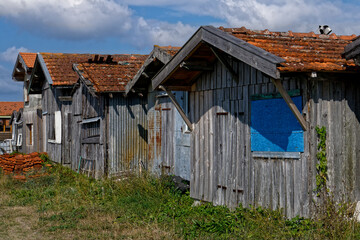 vieilles cabanes ostréicoles du bassin d'Arcachon