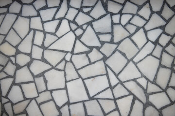Random White Marble  pieces  texture background