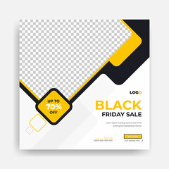 Black Friday Sale Social media post banner design,
Abstract Black Friday sale banner template