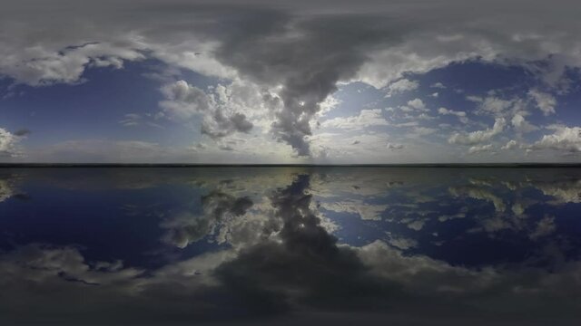 VR sky 360 clouds Panoramic Sky 360 HDRI 360 Degree panorama Sky for VR films sky without ground