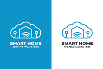 Smart Home Technology Business Logo