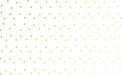 Light Green, Yellow vector  triangle mosaic texture.