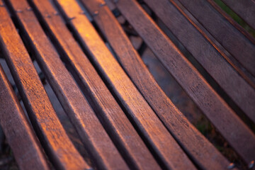 Wood Bench