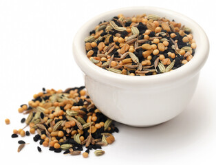 Mixed spices named as pach foron masala