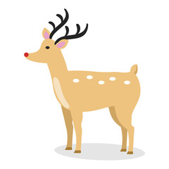Reindeer vector for Christmas celebration event