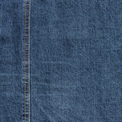 Naklejka premium texture of blue jeans denim fabric background 