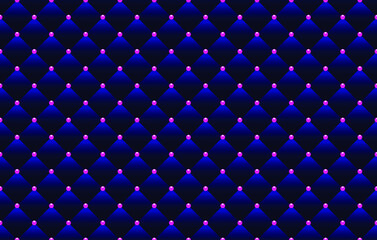 Blue luxury background with beads. Vector illustration. 