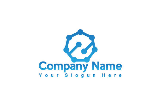 Flat Software Logo Design Template