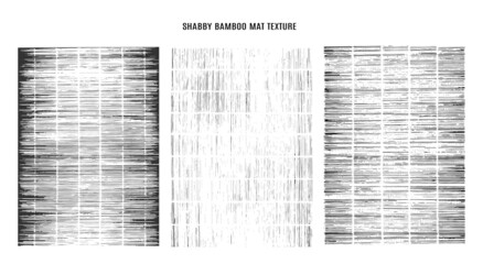 Obraz premium Set of textured backdrops with small stripes