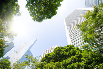Central Park Kowloon. Hong Kong. China.