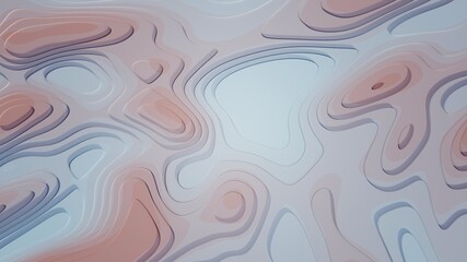 Fototapeta premium Abstract shading with stepped landscapes