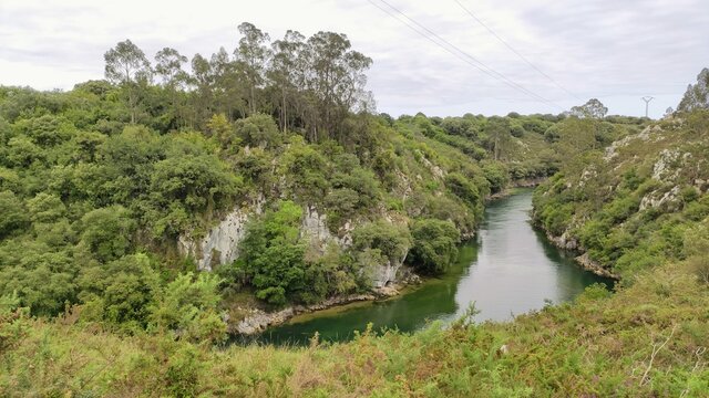 Puron river, Llanes municipality, Asturias, Spain