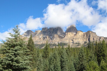 Obraz premium Beauty Of Castle Mountain, Banff National Park, Alberta