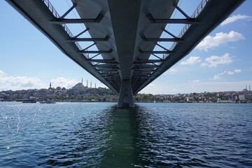 Fototapeta premium under the bridge in istanbul